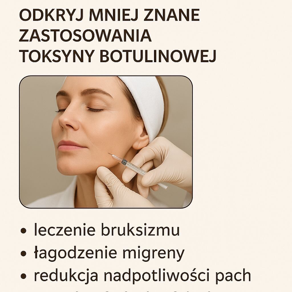 Botoks Łódź – nie tylko zmarszczki. Odkryj mniej znane zastosowania toksyny botulinowej